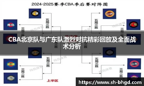 CBA北京队与广东队激烈对抗精彩回放及全面战术分析
